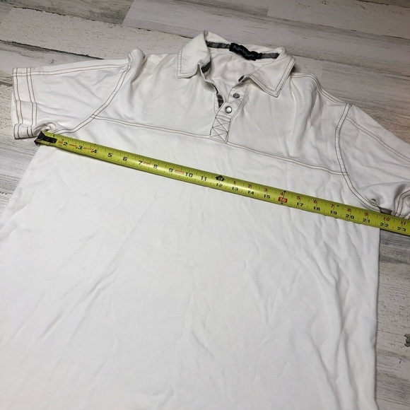 Bullock & Jones Polo Shirt White size medium Mens - Picture 6 of 8